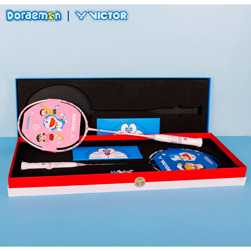 Victor x DORAEMON DRM-SET Badminton Racquet Set