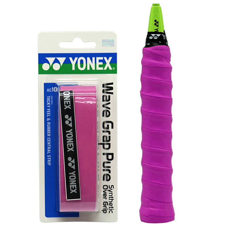 YONEX AC108WEX WAVE GRIP PURE SYNTHETIC OVER GRIP (5PCS)